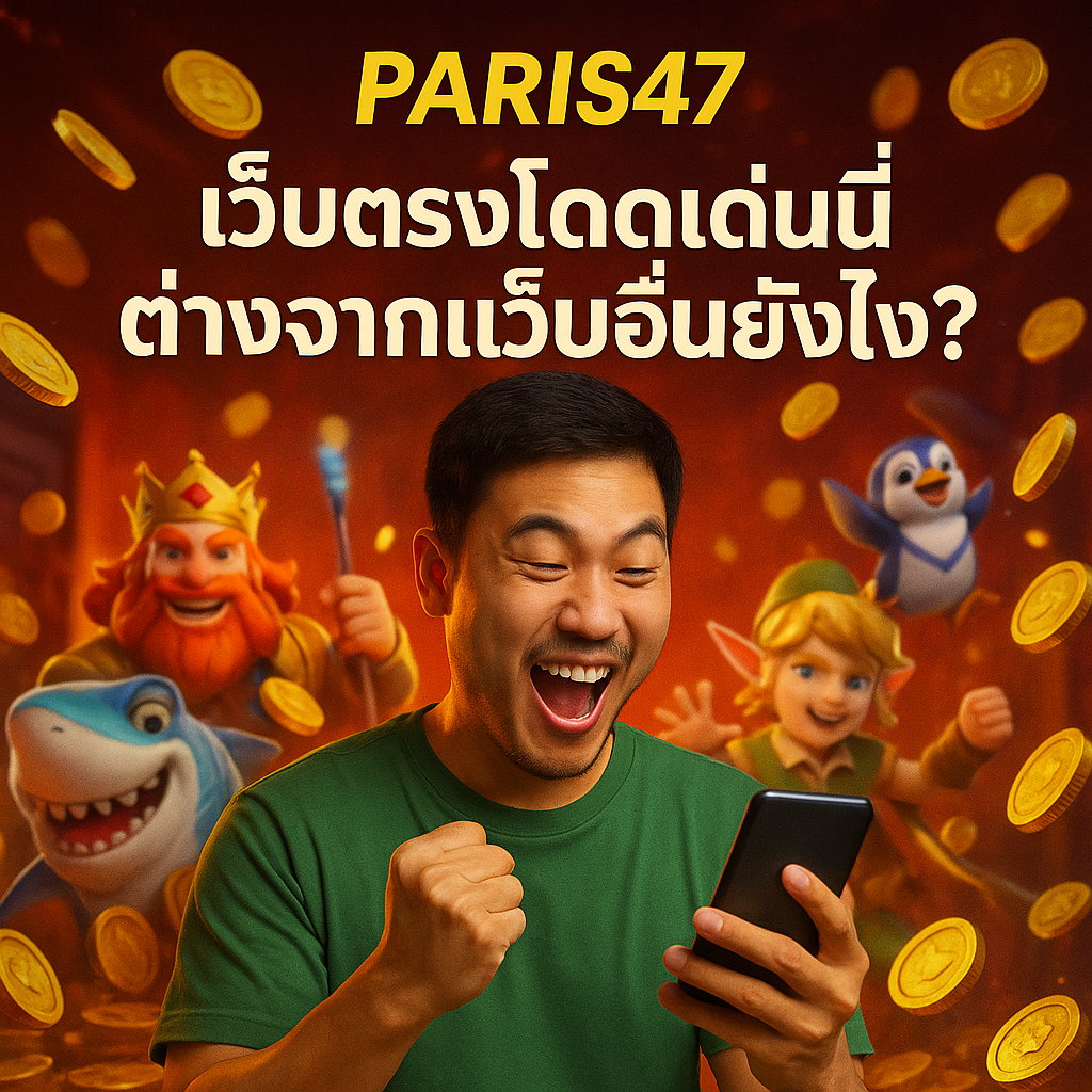 PARIS47 เว็บตรงโดดเด่นนี้ ต่างจากเว็บอื่นยังไง?
