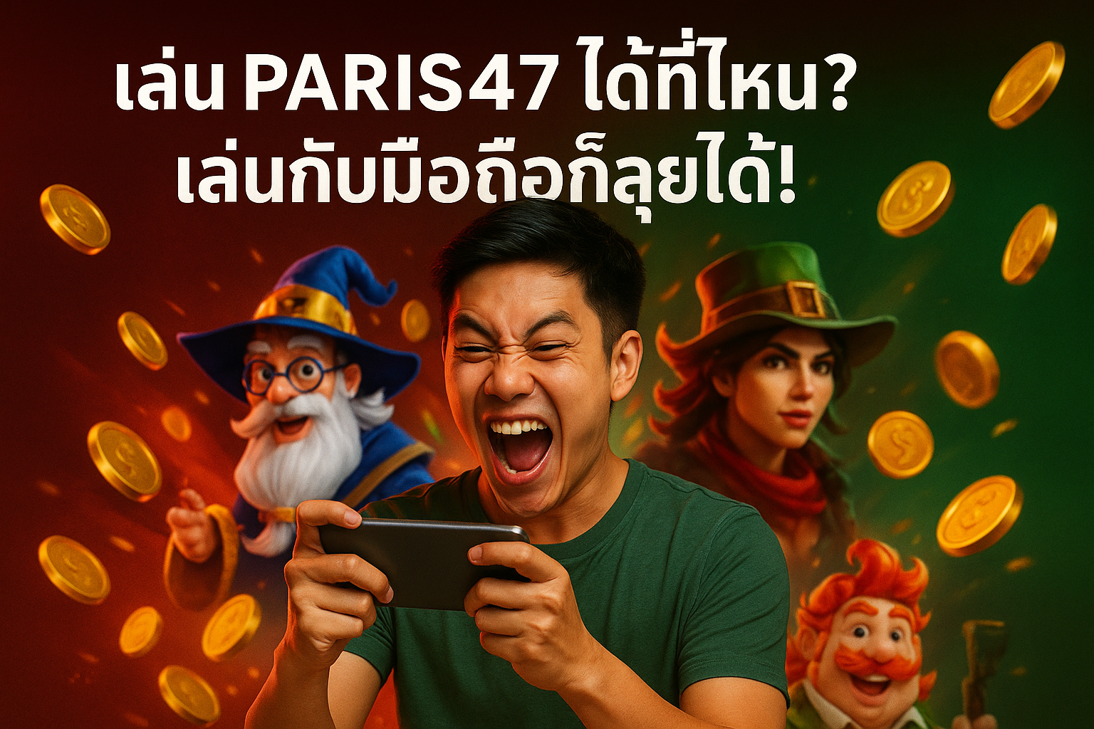เล่น PARIS47 ได้ที่ไหน? เล่นกับมือถือก็ลุยได้!