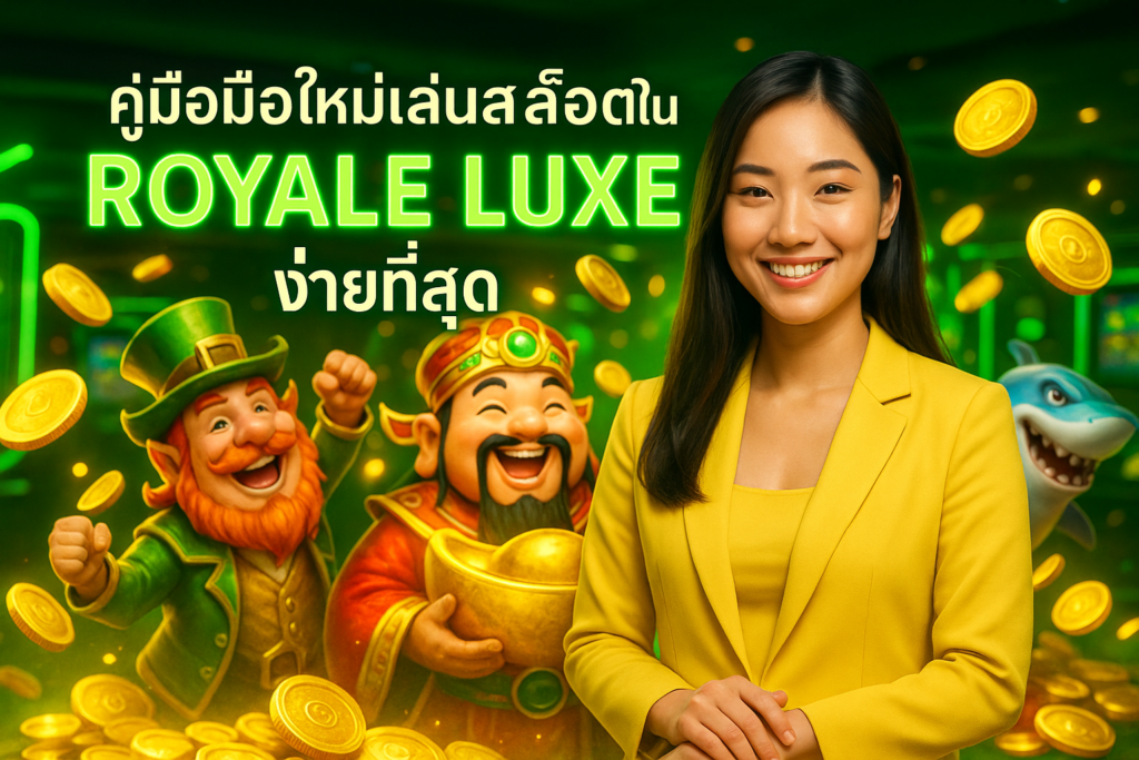 คู่มือมือใหม่เล่นสล็อตใน ROYALE LUXE ง่ายที่สุด